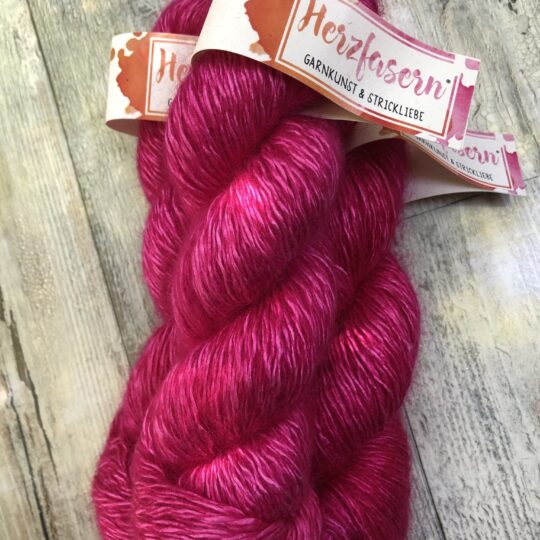 No 50 Seide/Mohair - Herzfasernpink